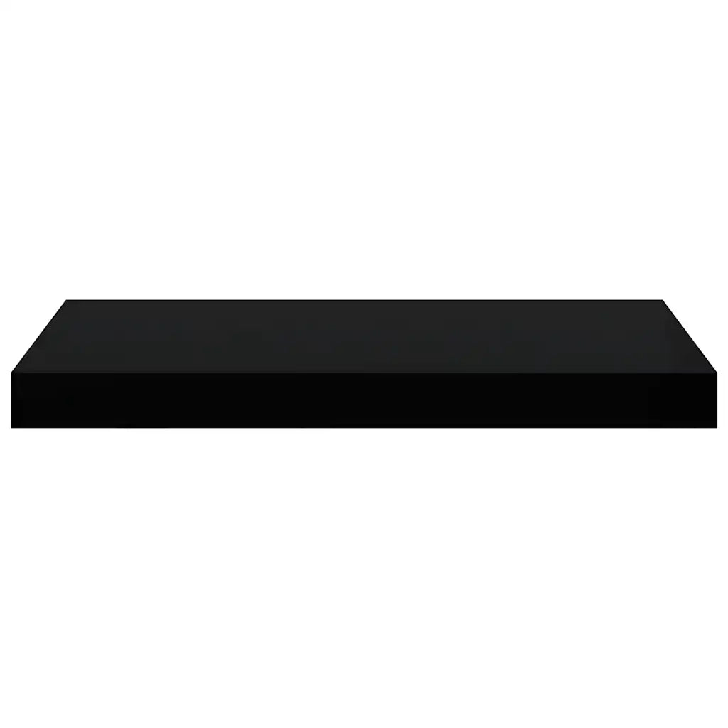 Scaffale a Parete Nero 50x23x3,8 cm in MDF 323829
