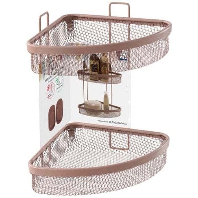MENSOLA ANGOLARE TAKI H34CM 2 RIPIANI MOCHA MOUSSE