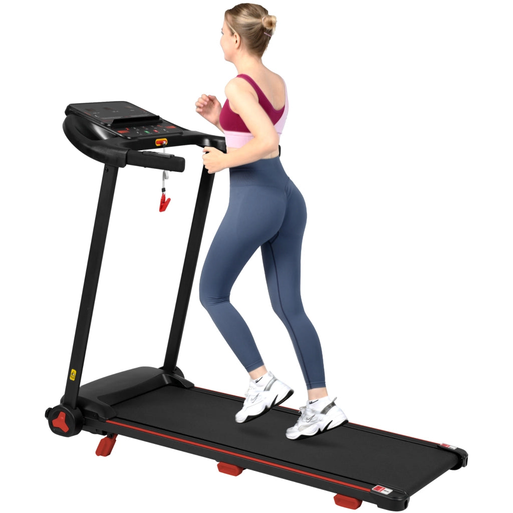 Tapis Roulant Pieghevole 3,0 HP fino a 14 km/h con Inclinazione 8%, Bluetooth e Portata 120 kg