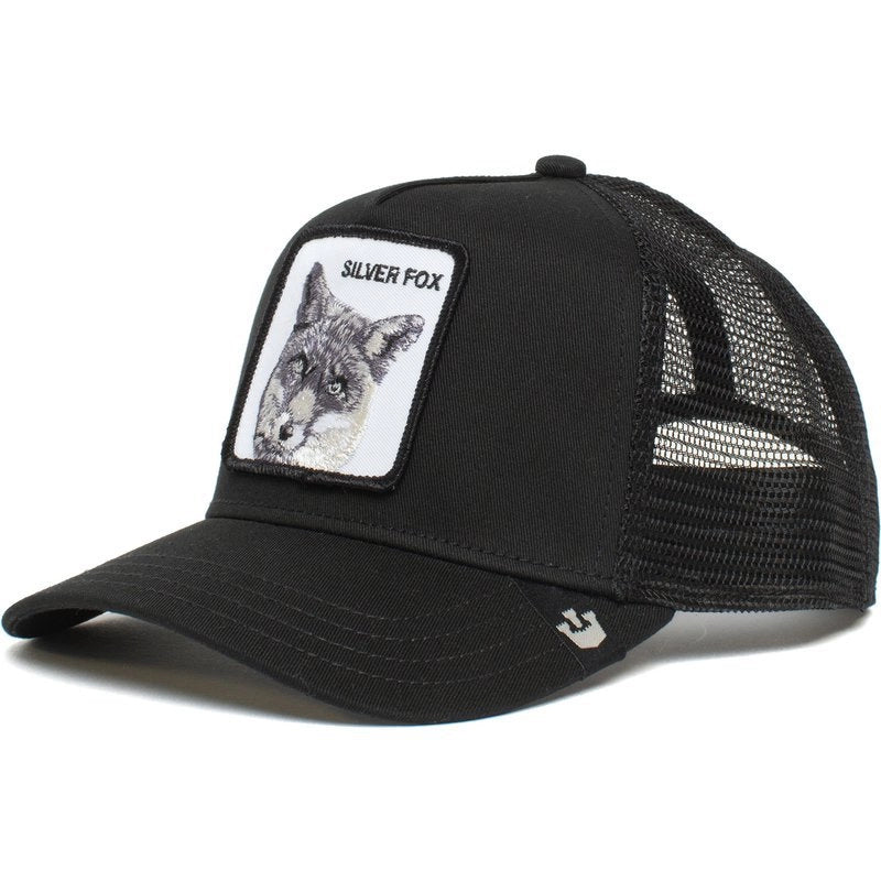 Cappellino da baseball SILVER FOX nero