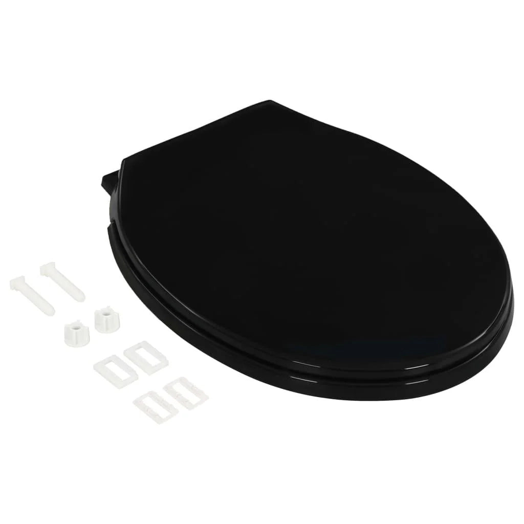 Sedile WC con chiusura ammortizzata e sgancio rapido nero 02_0021274