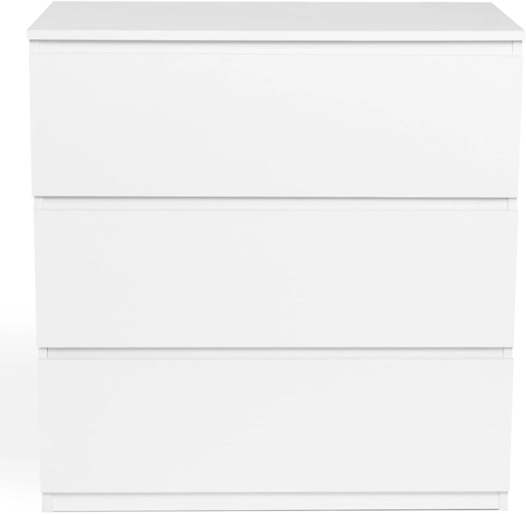 Cassettiera a 3 cassetti TOMI legno bianco