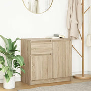 Credenza con Cassetto Rovere Sonoma 71x35x65 cm in Truciolato 861600