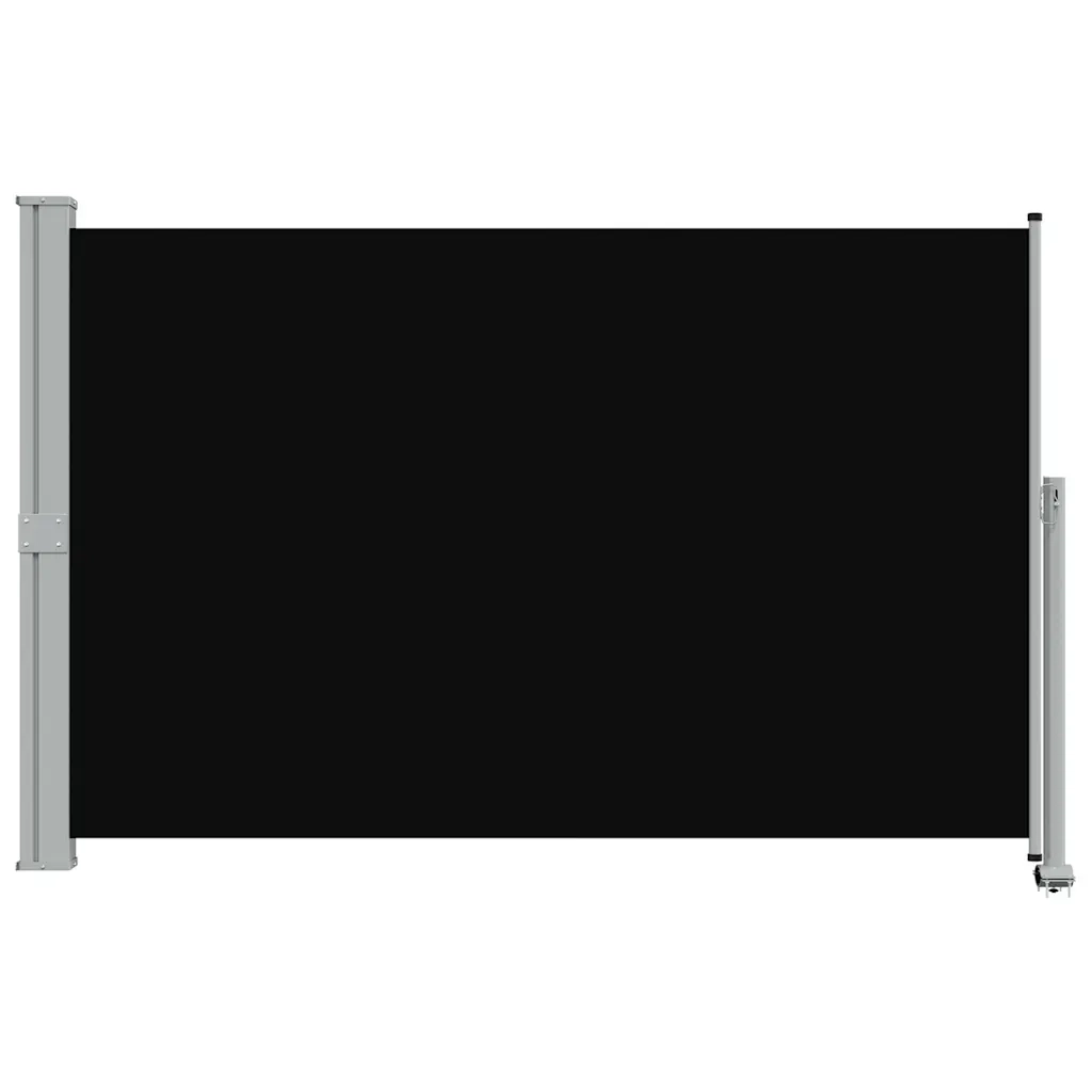 Tenda da Sole Laterale Retrattile 160 x 300 cm Nera