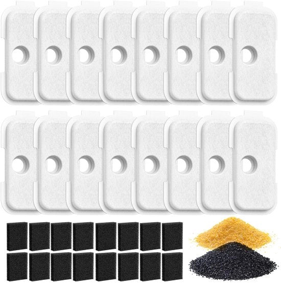16 pacchi di filtri per fonte acqua per gatti per Dockstream PLWF005 / PLWF105 / PLWF115 / PLWF305