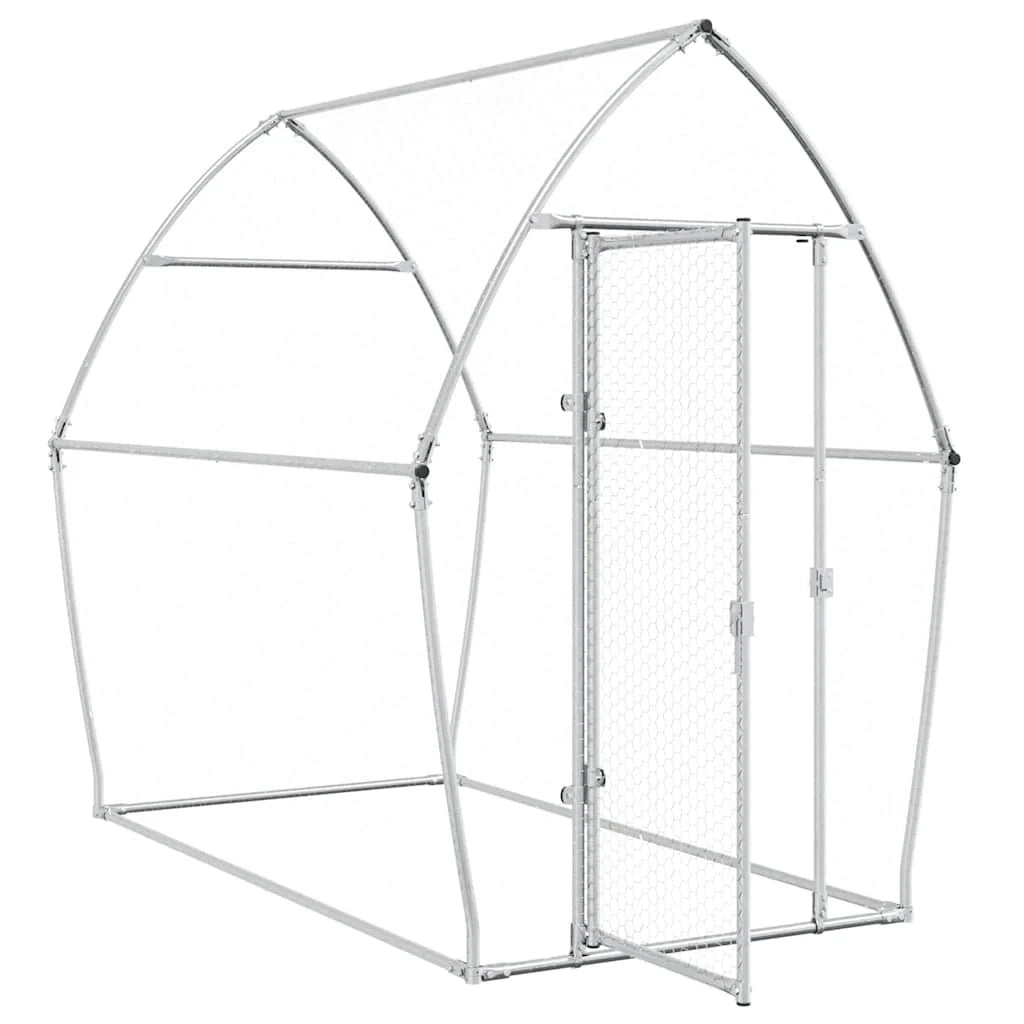 Pollaio Silver 200 x 105 x 182 cm acciaio zincato Silver 02_0041667