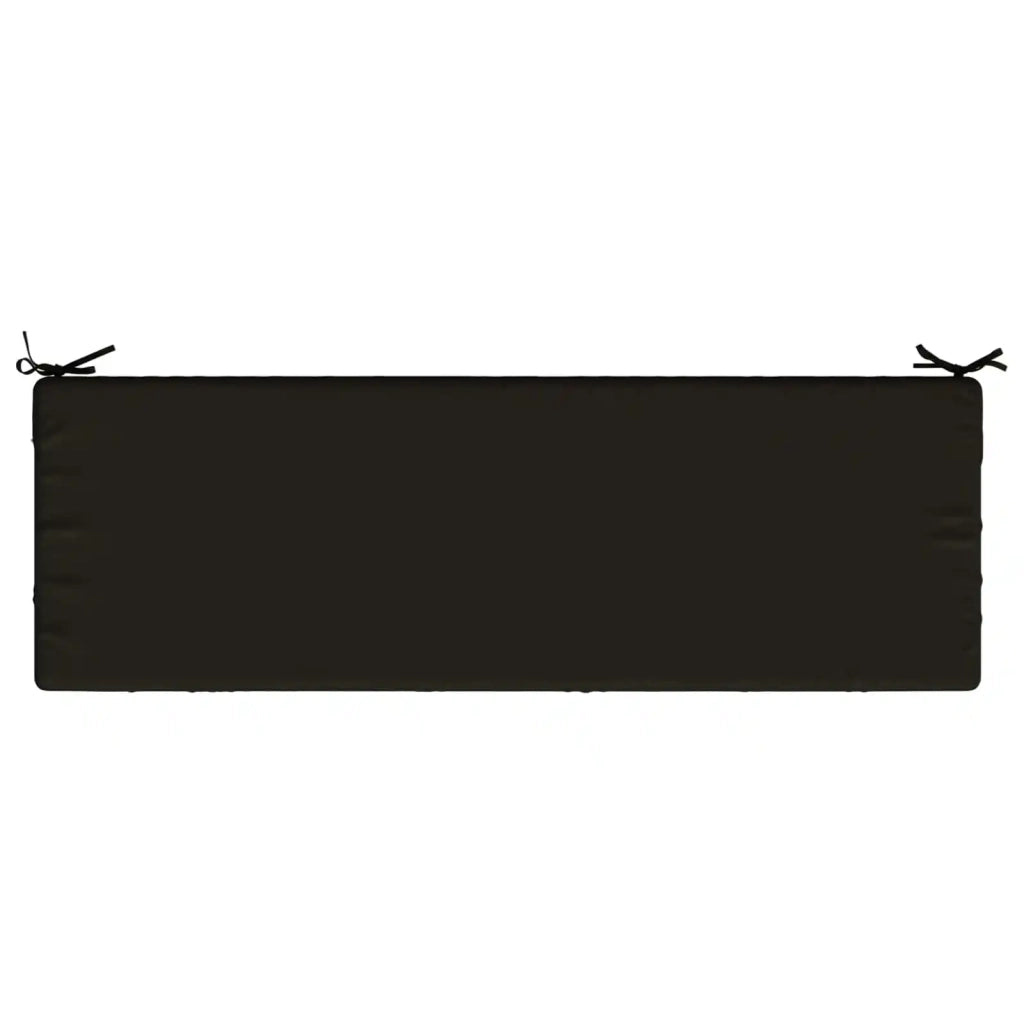 Cuscini per Panchina a 2 Pezzi SOEST 2 pz 100% Poliestere Nero 950313