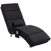 Poltrona Relax Massaggiante Chaise Longue ¨C Minimal ¨C 56x168x84 Nero