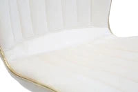 Sedia Paris Space Crema /Gold Set 2 Pz cm 46X58X77