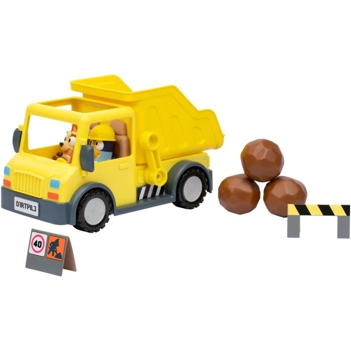 Autocarro con cassone ribaltabile - BLUEY - Bluey e Bingo - Personaggi inclusi - Accessori personalizzabili