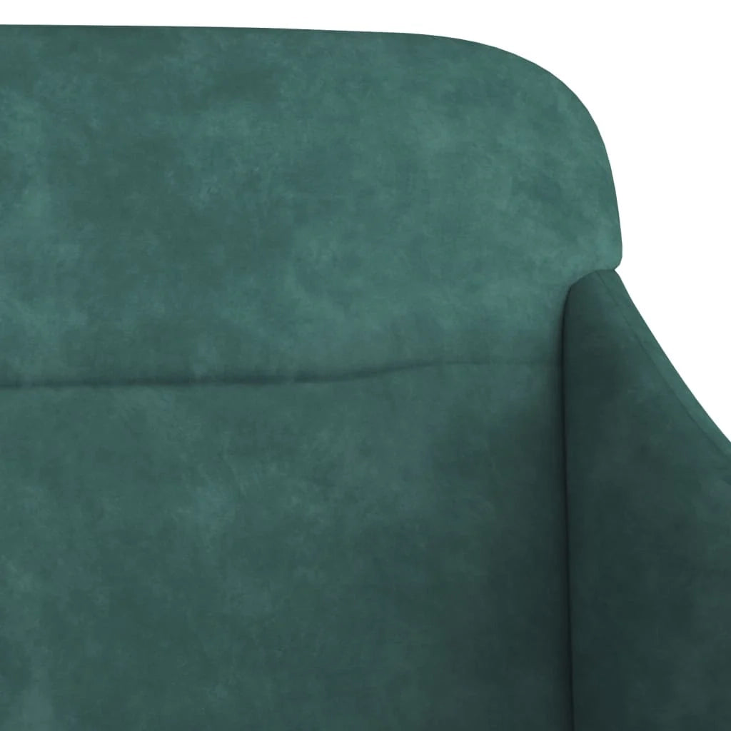 Panca/panca in velluto verde scuro 110 x 76 x 80 cm 02_0010630