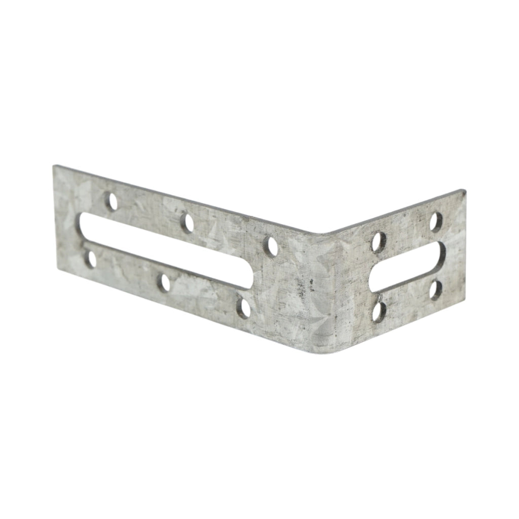 Biella regolabile 55x102x30mm, spessore 2mm, acciaio zincato