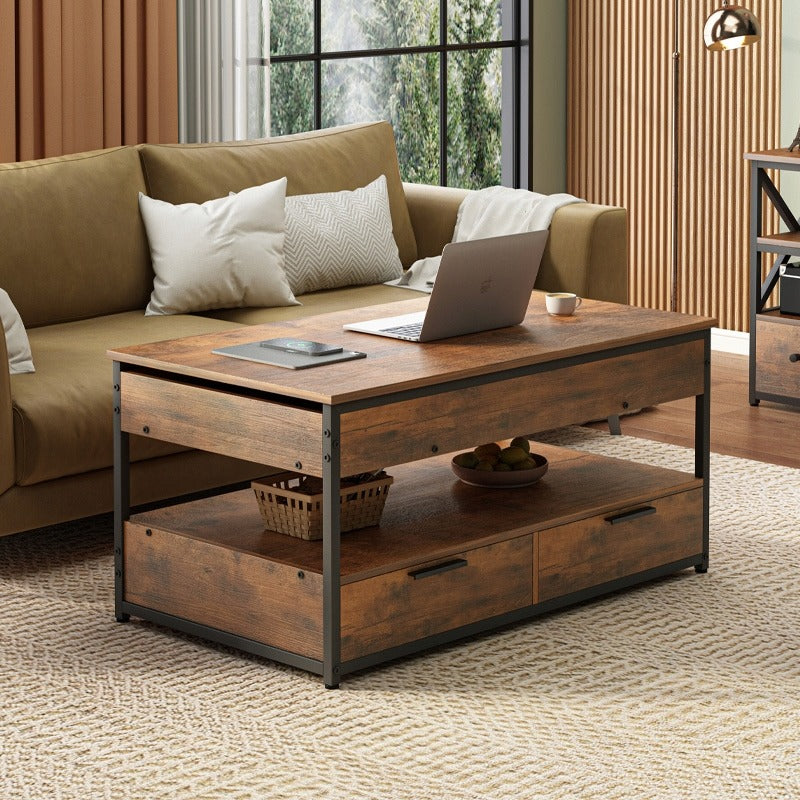 Tavolino da Caffè Marrone 100x48x50 cm