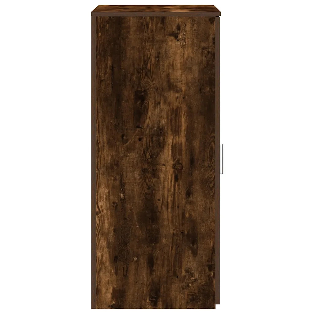 Mobile Portaoggetti Rovere Fumo 50x45x103,5 cm in Truciolato 859046