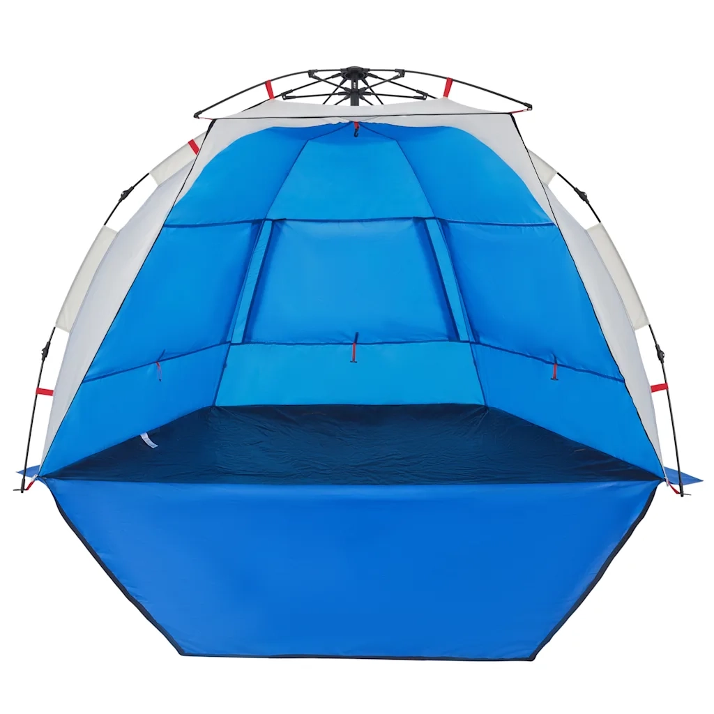 Tenda da Spiaggia 2 Persone-Tenda da campeggio Azzurro Rilascio Rapido Impermeabile 632763