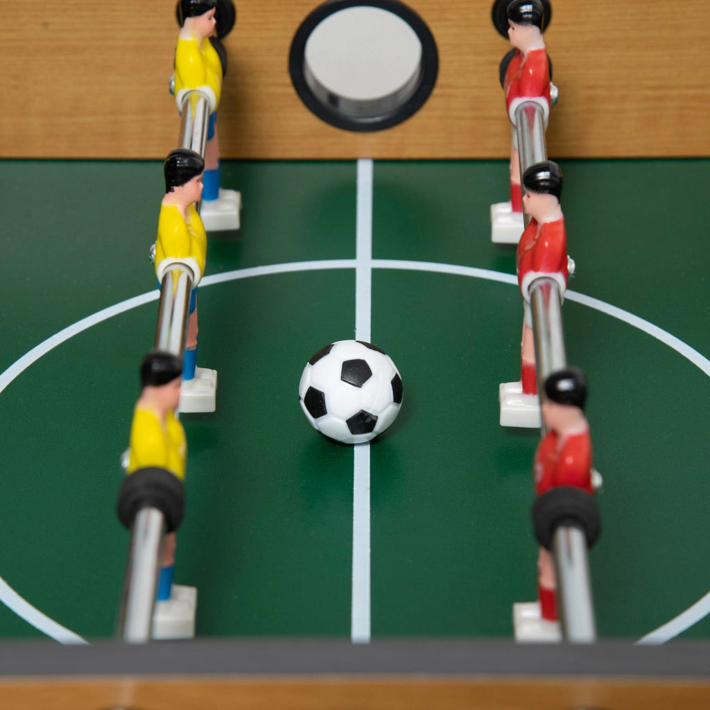 Tavolo da calcio balilla in legno con segnapunti ¨C Minimal ¨C 69x36,5x22 cm naturale