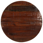 Piano per Tavolo Ã˜ 70x3,8 cm Rotondo Legno Massello di Recupero