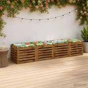 Cuscini per Sedia in 4 Pezzi SOEST 4 pz 100% Poliestere 944429