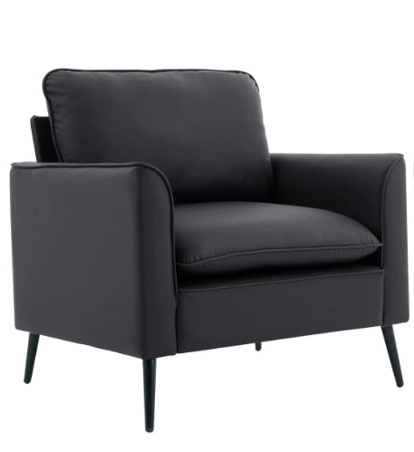 Poltrona Singola in Similpelle ¨C MINIMAL ¨C Nordico Retr¨°, Relax