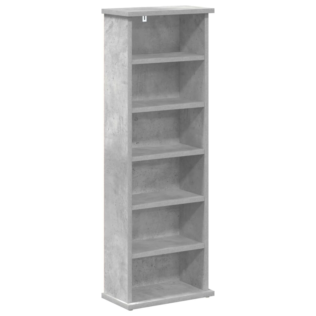 Mobile per CD Grigio Cemento 60 x 17 x 92 cm 8012752