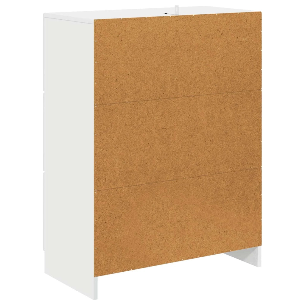 Mobile con Cassetti Bianco Lucido 66 x 34,5 x 87 cm 895759