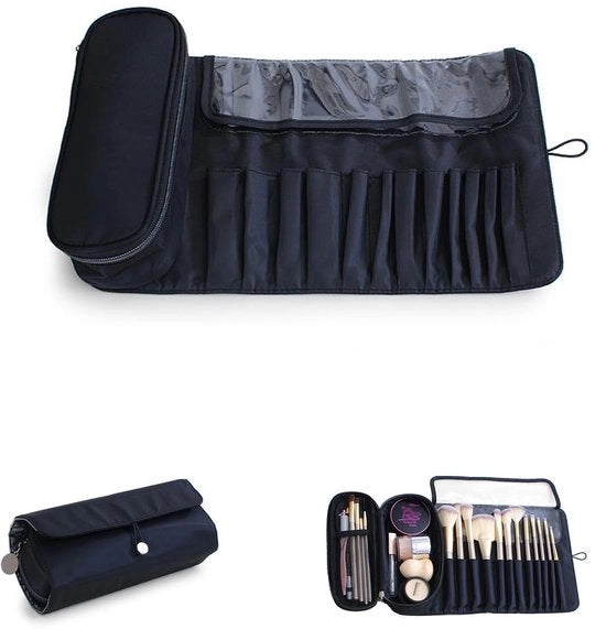 Organizzatore per cosmetici acqua resistente - Tas per viaggio - Borsetta con 12 contenitori - Leggero - Resistente allo shock
