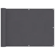 Paravento da Balcone in Tessuto Oxford 90x400 cm Antracite cod mxl 13357