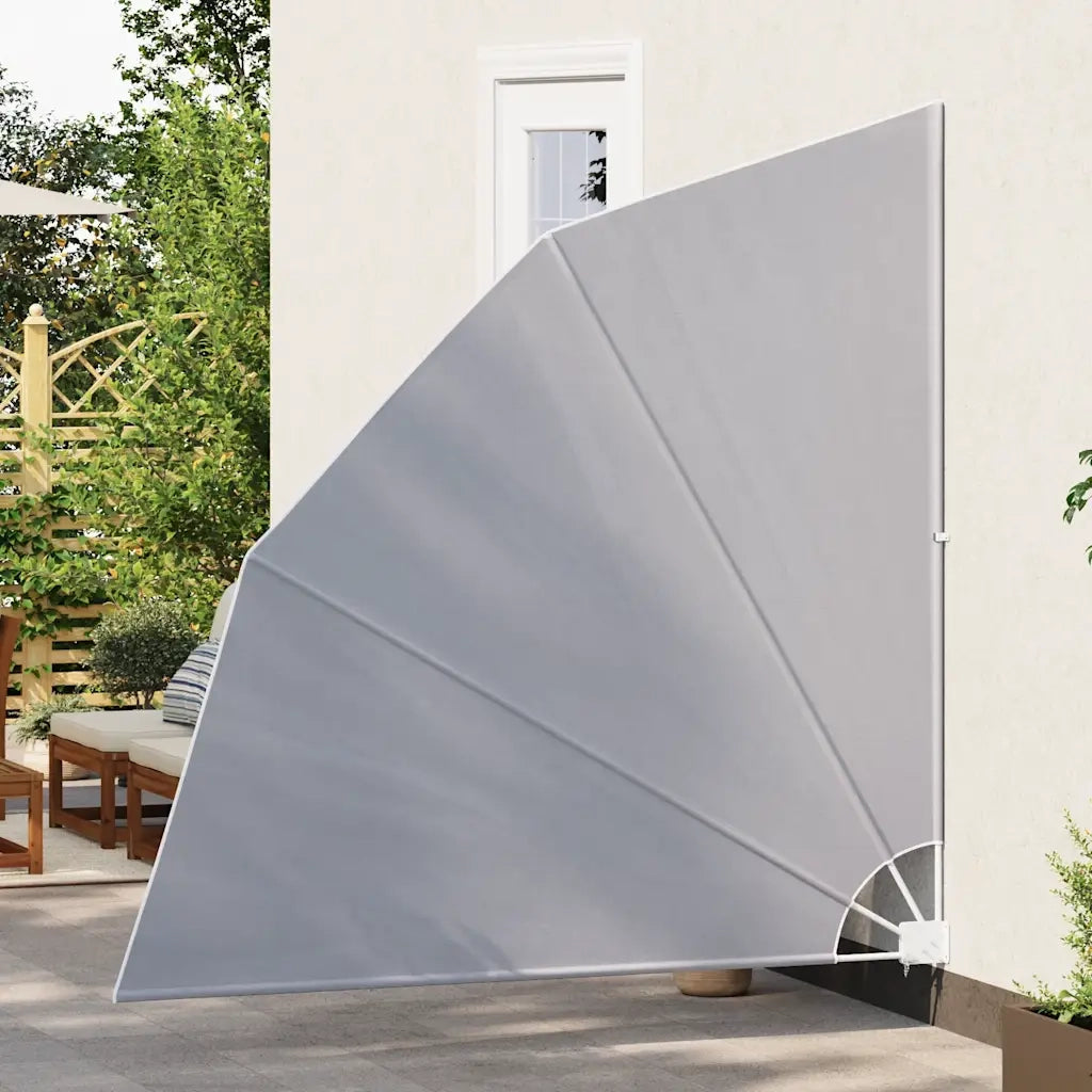 Tenda Laterale per Balcone Pieghevole Grigio 210x210 cm 41573