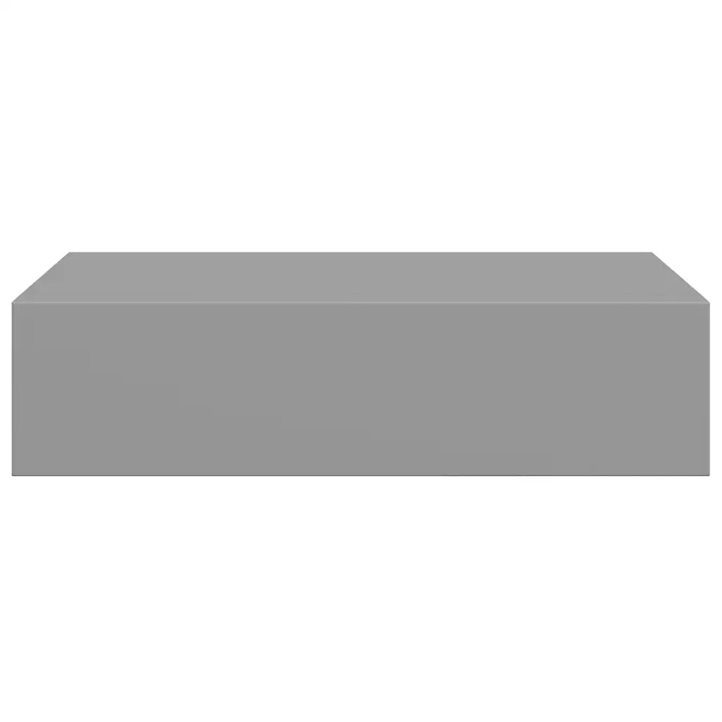 Scaffale con Cassetti da Parete Grigio 40x23,5x10 cm in MDF cod mxl 73173