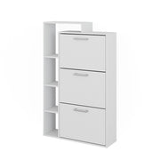 Vicco Scarpiera Bianco 80 x 128.3 cm con 3 scomparti