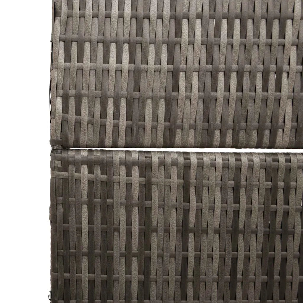 Divider per stanze Grigio 146 x 180 cm polyrattan 42003670