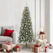 Albero di Natale artificiale con 300 LED Verde 180 cm 3395822