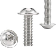 Viti a flangia interna in acciaio inossidabile, viti a testa piatta, viti a filo completo, M5 x 12