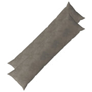 Cuscino con cuscino HEERLEN 2 pz Grigio Chiaro Velluto 926100