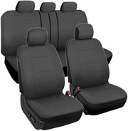 Set di sostegni auto completo per sedili anteriore e posteriore, facile da installare, set di sostegni auto per veicoli commerciali, SUV - grigio
