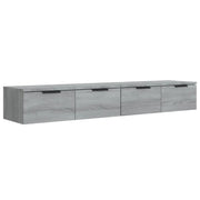 Armadietto a Muro | Mobili Pensili 2 pz Grigio Sonoma 68x30x20 cm Legno Multistrato