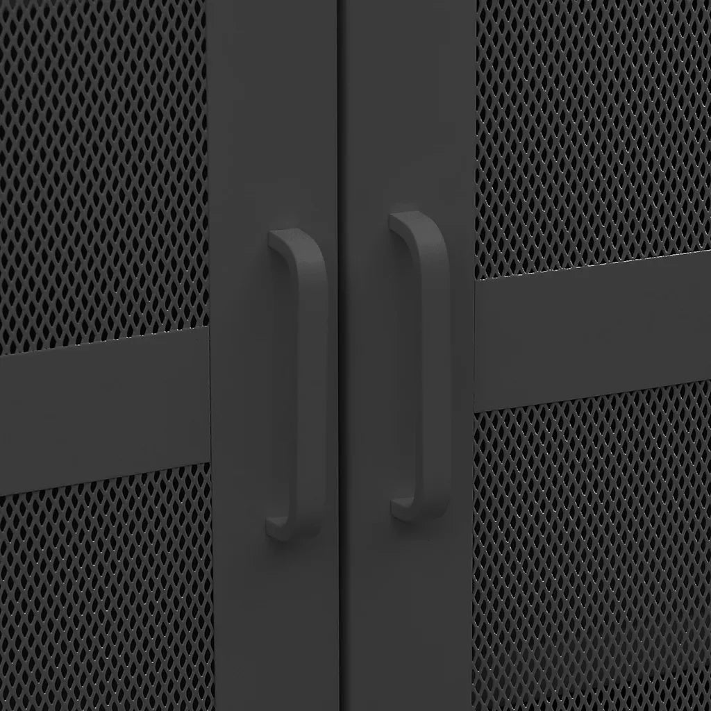 Armadio Classificatore Industriale Nero 70x40x115 cm in Metallo CFW5147880