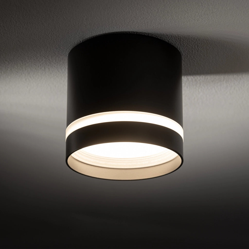 Faretto da soffitto cilindrico nero Nowodvorski CRES GX53