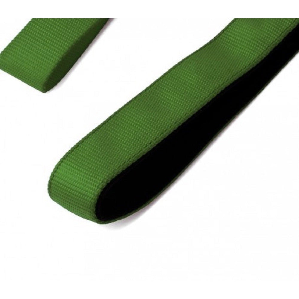 Trade Shop - Guinzaglio Corto Per Cane Cani In Nylon 120cm Verde Militare Con Moschettone -