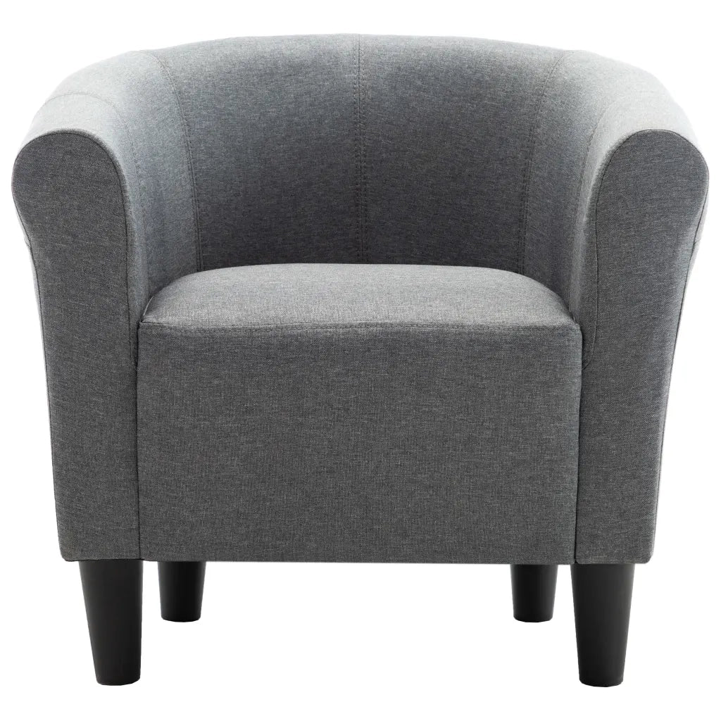 Poltrona Grigio Chiaro in Tessuto cod mxl 8500