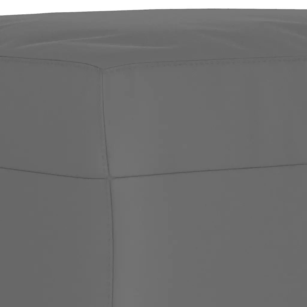 Set Divani 3 pz con Cuscini Grigio Scuro in Tessuto Microfibra