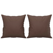 Cuscini Decorativi 2 pz Marrone 40x40 cm in Similpelle CFW2506907