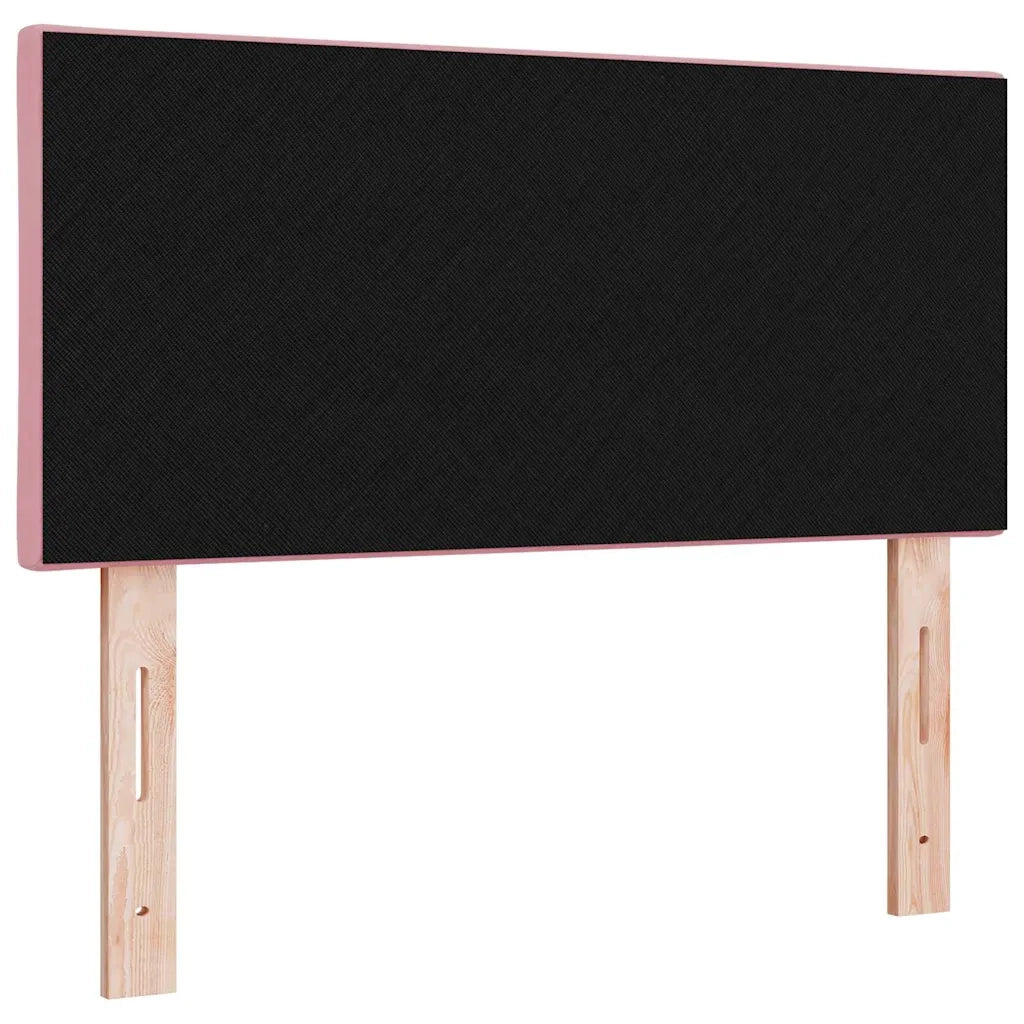 Testiera LED con testiera-Testata con LED-Testiera Decorativa Rosa 100 cm Pelle Sintetica 188450