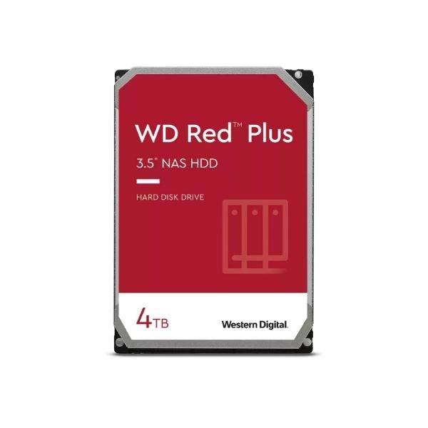 Hd wd sata3 4tb 3.5 red plus intellipower 256mb cache 24x7 - nas hard drive - wd40efpx