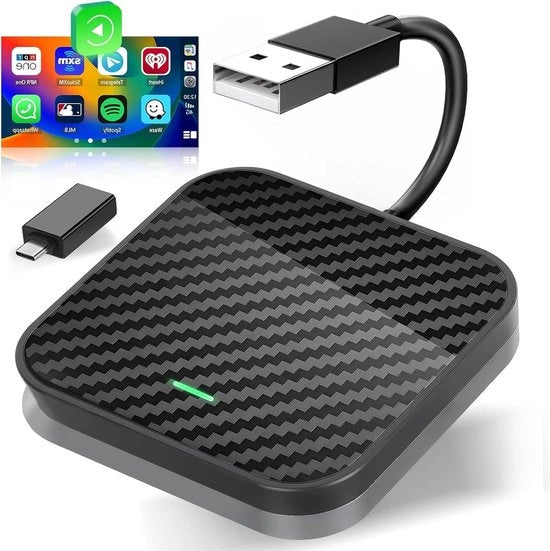 Adattatore Carplay Wireless - Conversione Cablata in Wireless Carplay - Dongle Carplay Plug and Play 2.0