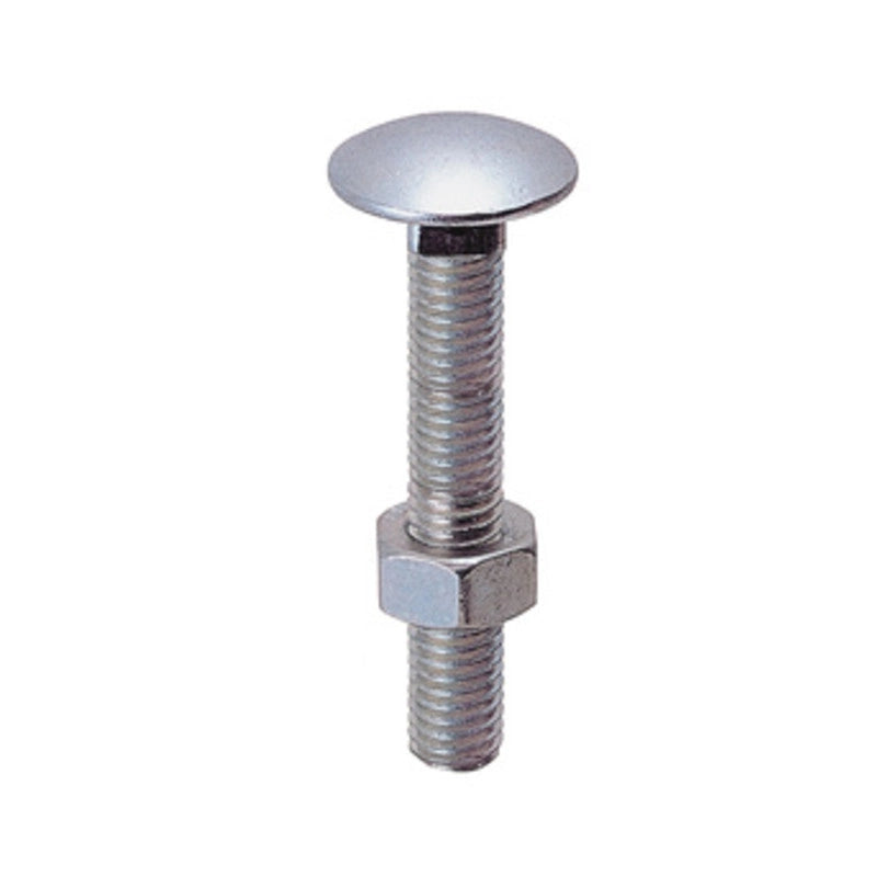 SC BULLONE C/DADO TTDQ  5X 25MM ZINCATO 20 PZ