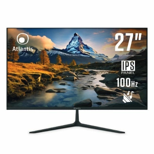Monitor atlantis led 27 wide a05-he27if-vhdm ips 1920x1080 100hz 5ms 240±10cd/m² 1.000:1 vesa mm vga hdmi dp black