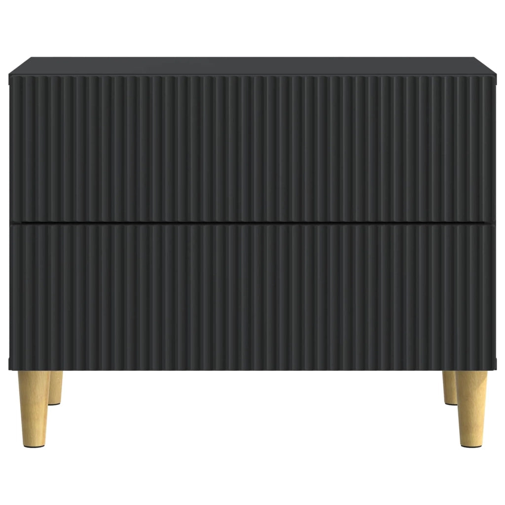 Armadio da Notte Nero 62 x 34,5 x 48 cm Legno ingegnerizzato 894546