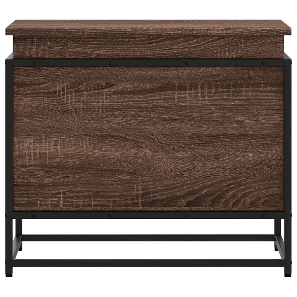 Contenitore con Coperchio Rovere Marrone 60x40x51,5 Truciolato