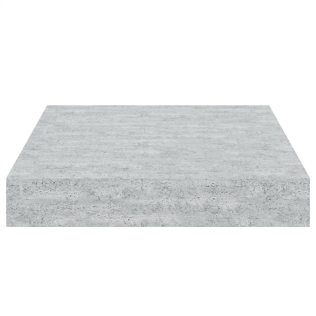 Scaffali a Parete 4 pz Grigio Cemento 23x23,5x3,8 cm in MDF 326590